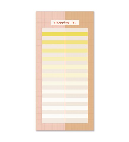 Notepad "Shopping List"