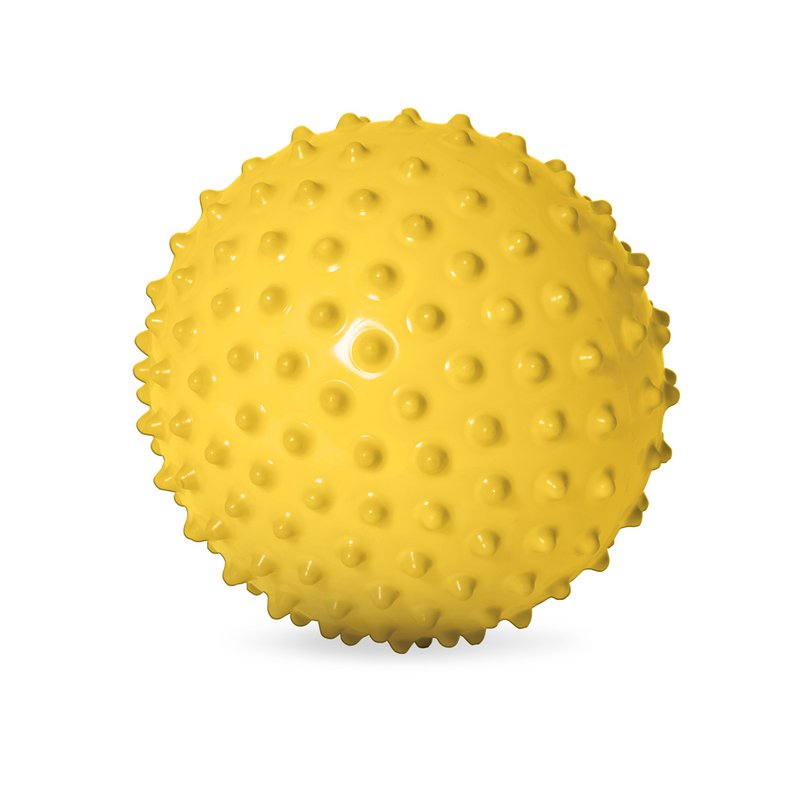 Edushape den originale sensoriske kugle gul - 18 cm