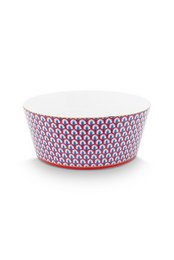 Giftset Bowls 15cm & Chopsticks Oriental Flower Festival Blue