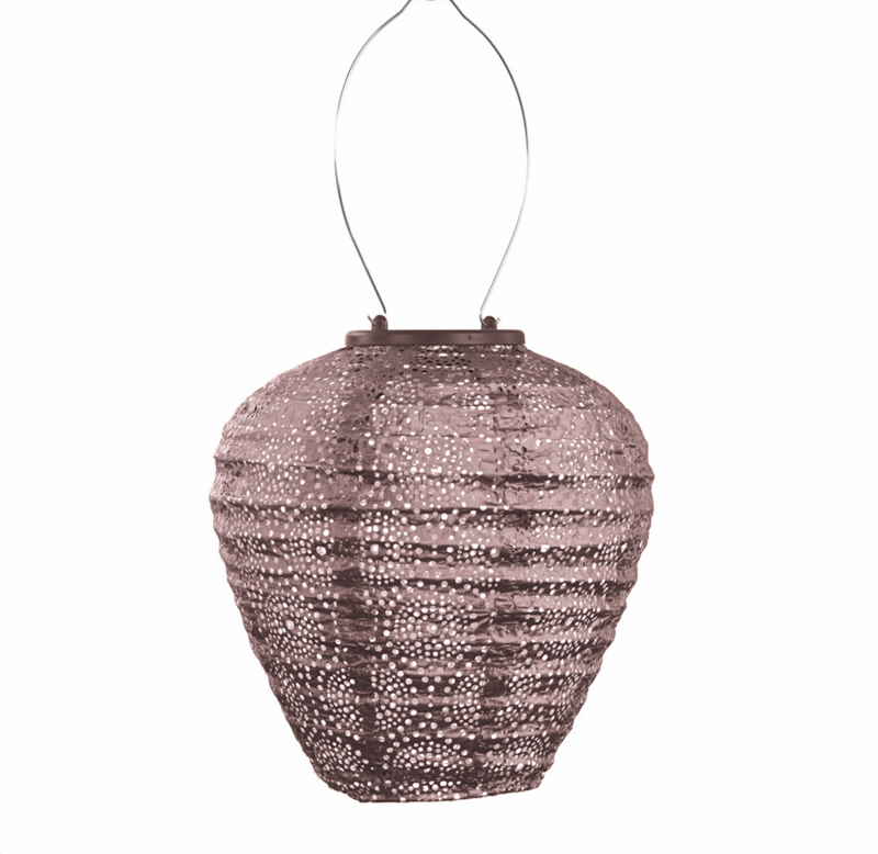 Globo Oculto Lumiz Solar Lampion - 20cm - Ciruela