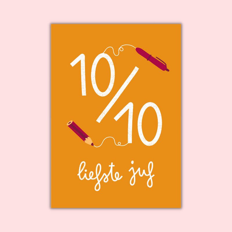 WENSKAART - Liefste juf
