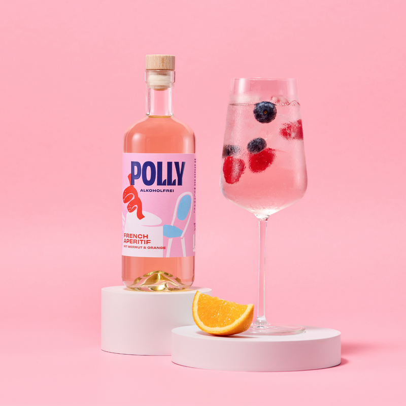 POLLY Fransk Aperitif – alkoholfri | Vermouth aperitif Wildberry Spritz og andre drikkevarer