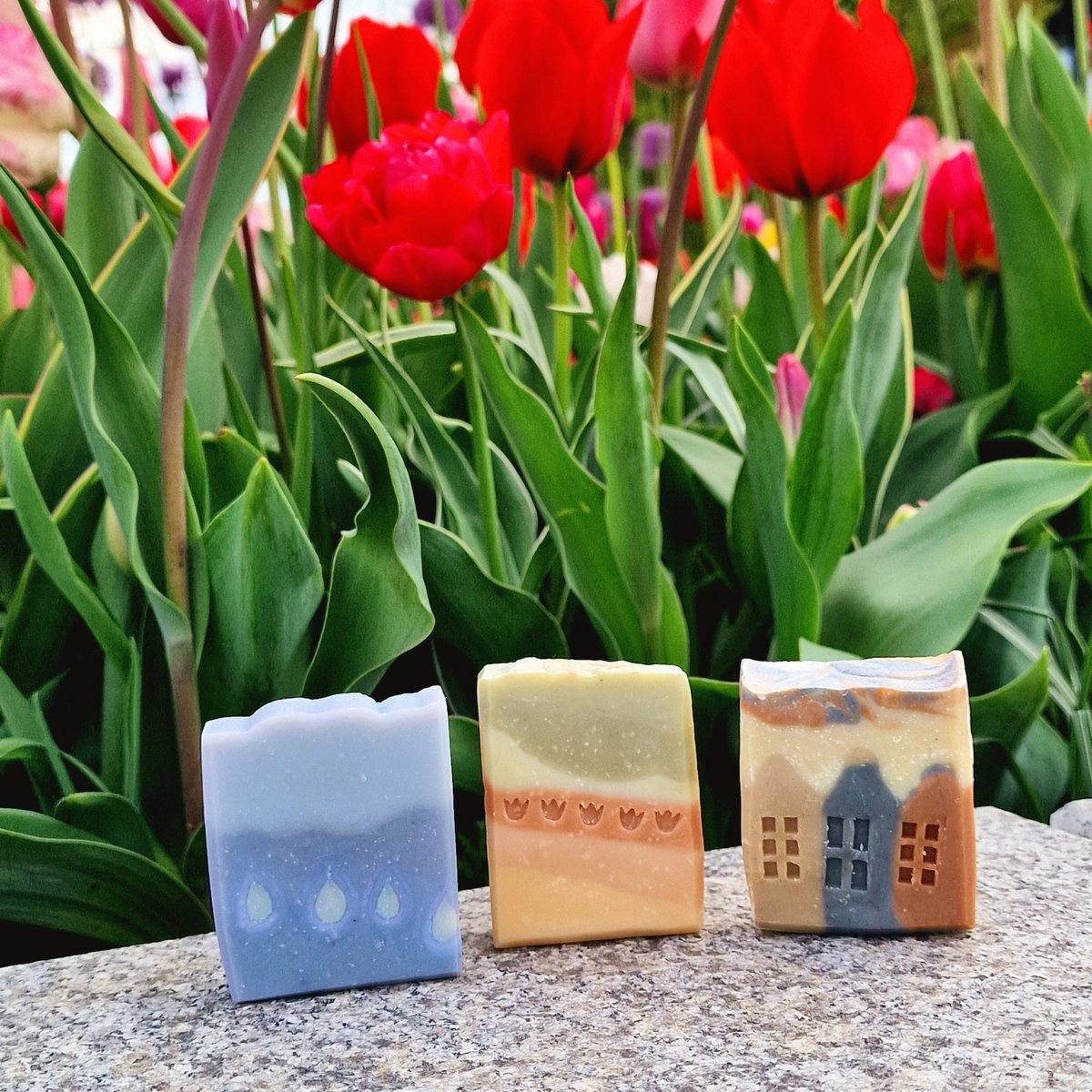 Jabón artesanal Tulp | Mandarina, neroli y lavanda
