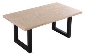 LOFT 180 FESTES ESSTISCH NORDISCHE EICHE / SCHWARZ. OK1066 (8472)