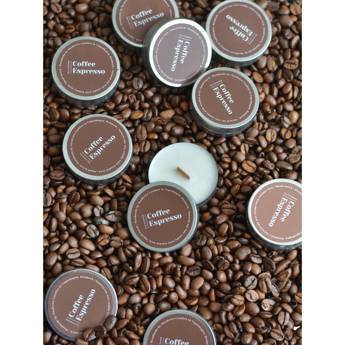Mini świece zapachowe sojowe, Kawa Espresso