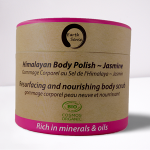 Bio -zertifizierter Körperpolitur Peeling - Jasmine - 200 ml - 100% recycelte Papierverpackung 1 Stück