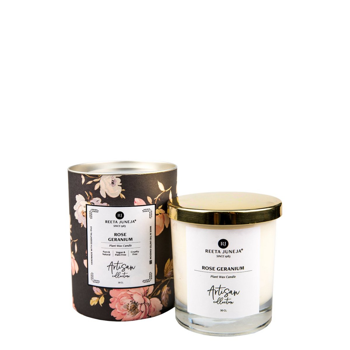 Collection ArtisanBougie d'ambiance rose géranium (200 g / 7 oz)