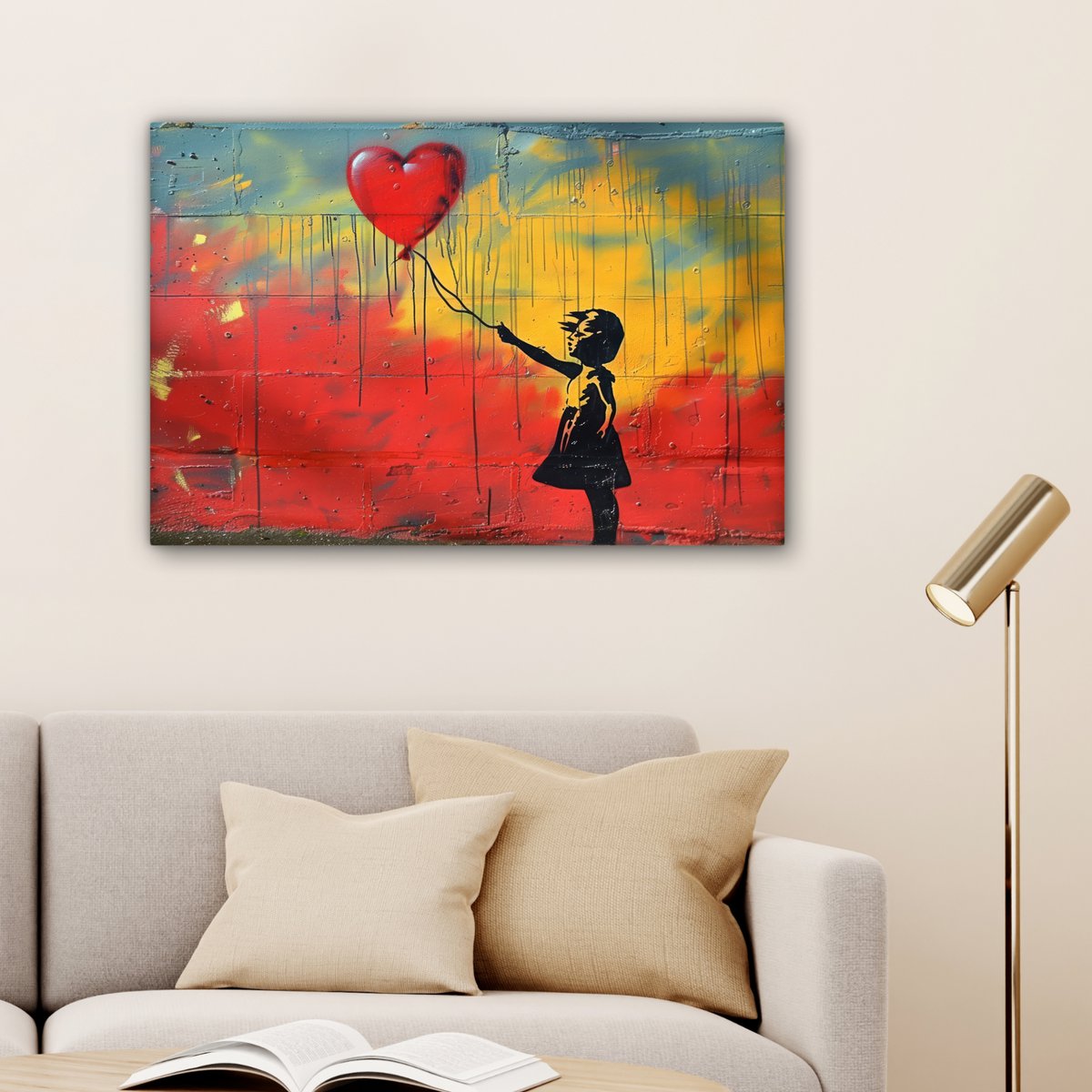 Leinwand Malerei - Wanddekoration Banksy Sty
