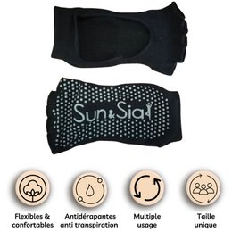 Pair of Yoga Socks – Suitable for all – One size – Flexible and Comfortable – Non-slip