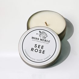 Miss Merle Travel Candle - fragrance candle for traveling, 90g