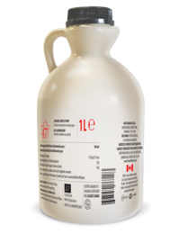 FONTE UNICA Sciroppo d'acero biologico, Canada Grado A, molto scuro, forte 1000 ml