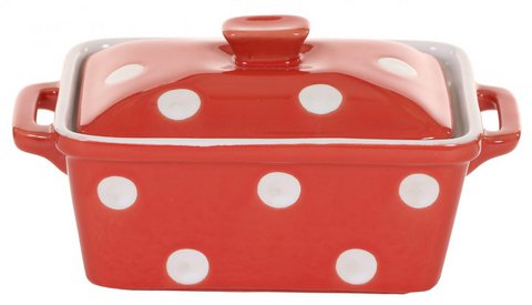 Beurrier rouge à pois Isabelle Rose