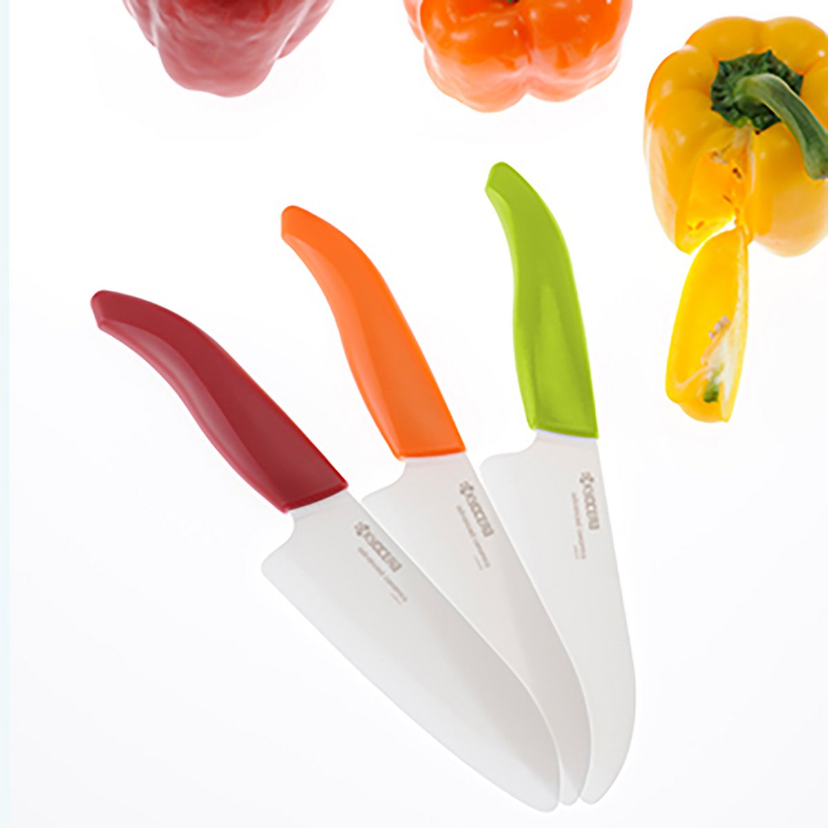 GREEN GEN ceramic utility knife, blade: 11 cm