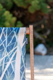 Transat chilienne - bois massif - toile amovible – Design by Gilles Giacomotti