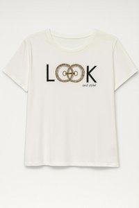 FLEXY T-SHIRT "LOOK" - 2 MATEN (S/M, L/XL) BLACK + WHITE