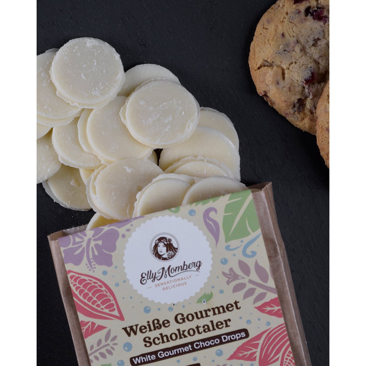 Gocce di cioccolato bianco | Senza zuccheri aggiunti | 300 g