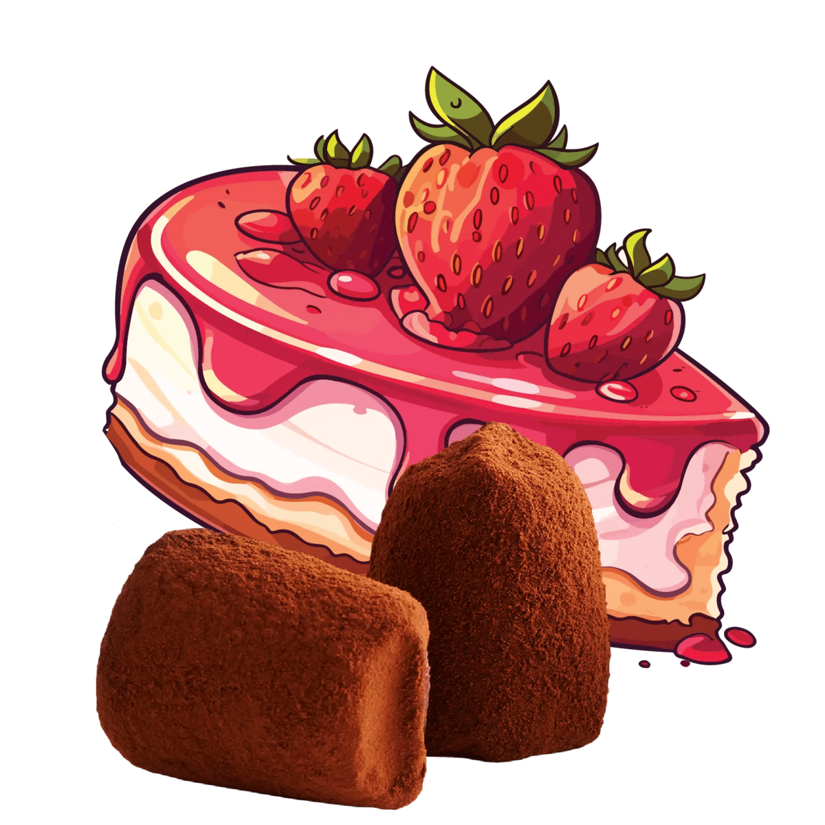 Tarta De Frutos Rojos Trufas De Chocolate - Granel
