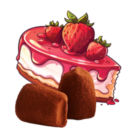 Truffes au chocolat pour tarte aux fruits rouges - Vrac