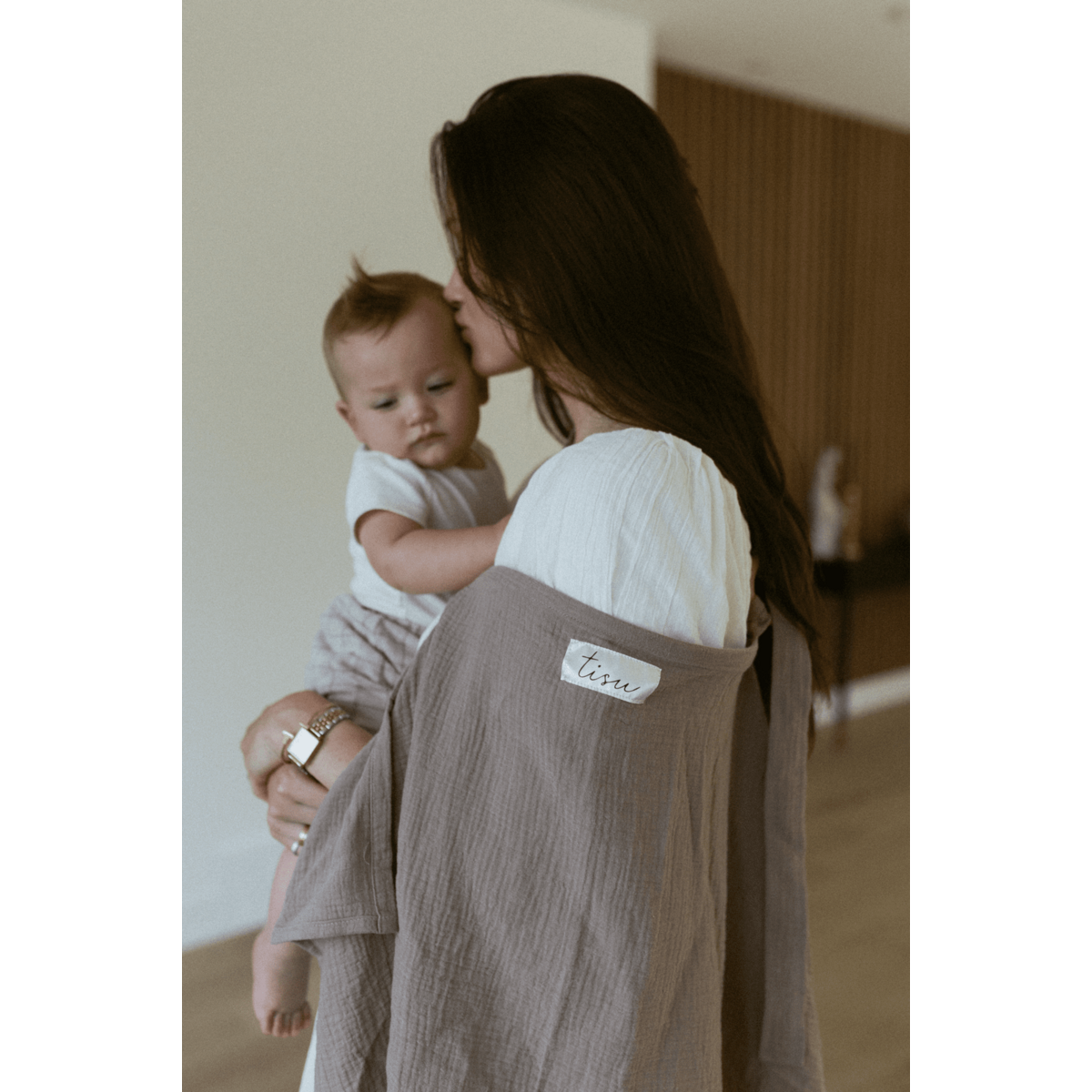 TISU nursing cover, Pale Taupe