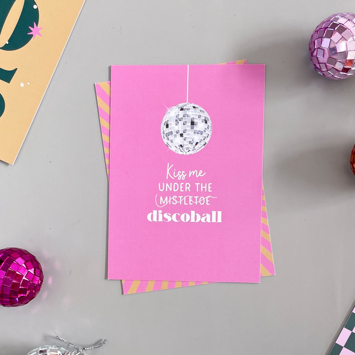 Ver tarjeta | Bésame bola de discoteca
