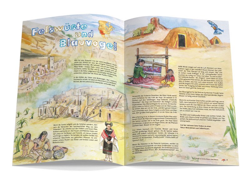 Waldorf children's magazine - CURTAIN ON issue 132 indigenous peoples of North America
