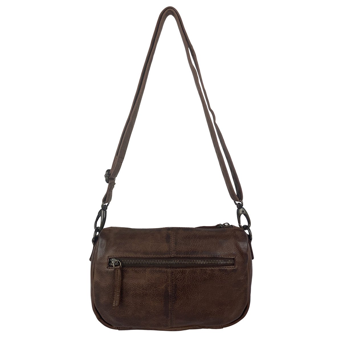 Bolso Bandolera De Mujer En Piel Lavada En 4 Colores