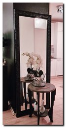Mirror Sergio High gloss black