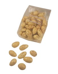 Hvid chokolade mandel stracciatella - 200 gram