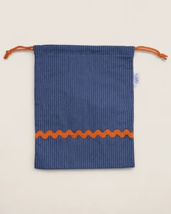 Clementine cotton ocean pouch