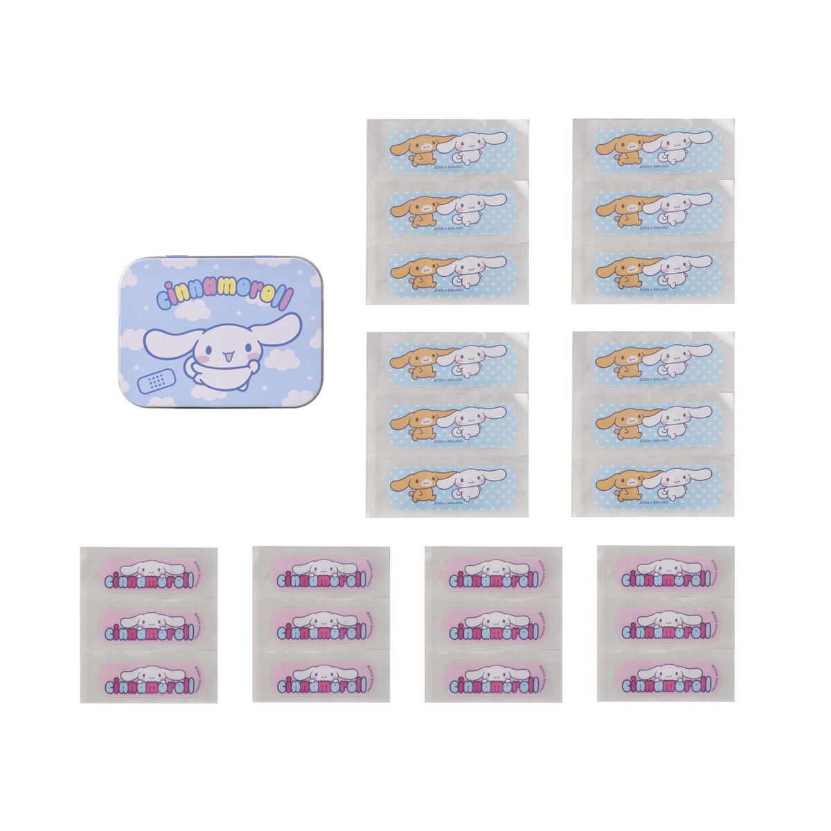 Cinnamoroll - Metallbox mit Pflastern (24 Pflaster)