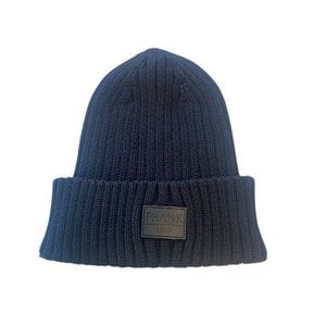 Frank 1967 7FH-001 Beanie-Strickmütze – 100 % Baumwolle – wunderbar warm – Unisex – Einheitsgröße – Schwarz