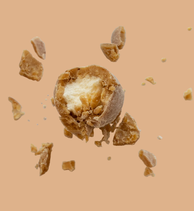 CRISPY MALOWS - MARSHMALLOWS MED KARAMEL og DULCE CHOKOLADE 90G