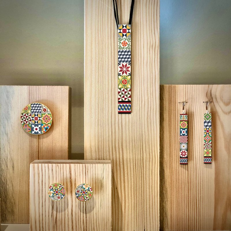 Modernista Tiles Earrings