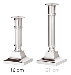 EDZARD Candlestick Candlestick Kent, silver-plated, tarnish-resistant, height 16 cm