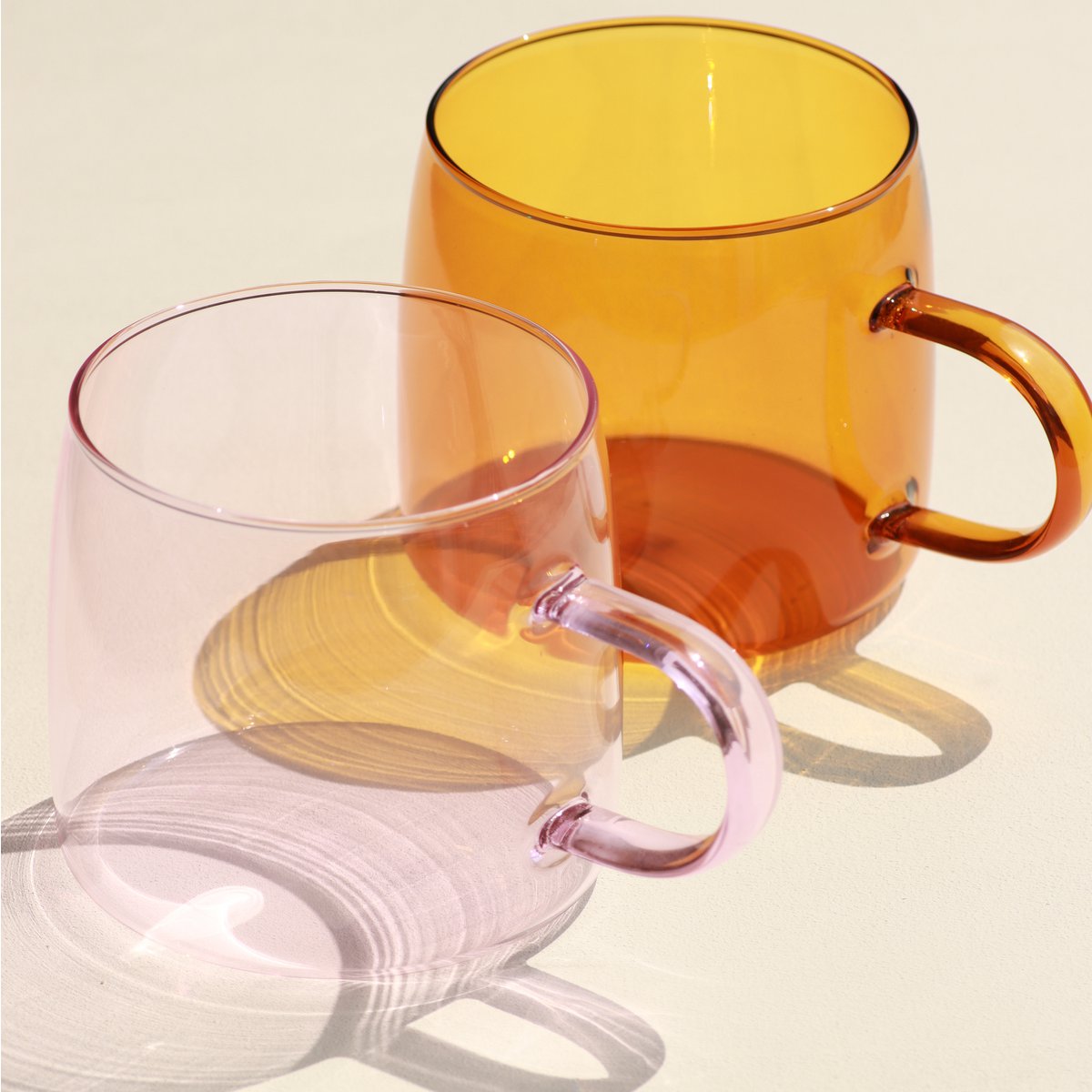 Mave Feeling Hot Mug Set of 2 Amber