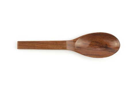 Big oval wooden spoon