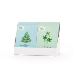 Tray - Weihnachtsbaum 2033 und Silvester-Glücksklee