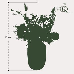 Kunstige blomster - Buket L - Farverig Glam - 80cm
