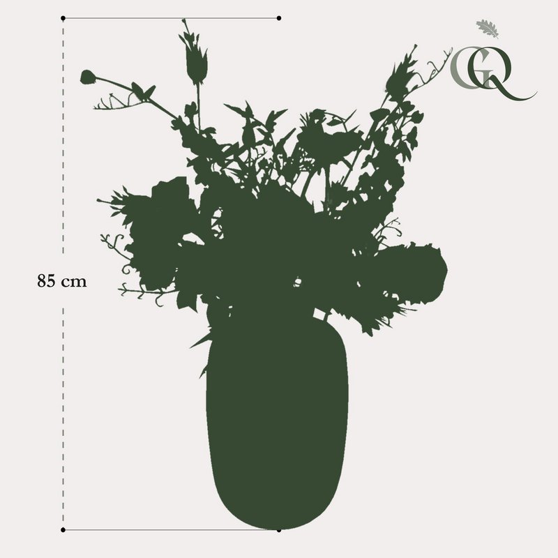 Kunstige blomster - Buket L - Farverig Glam - 80cm