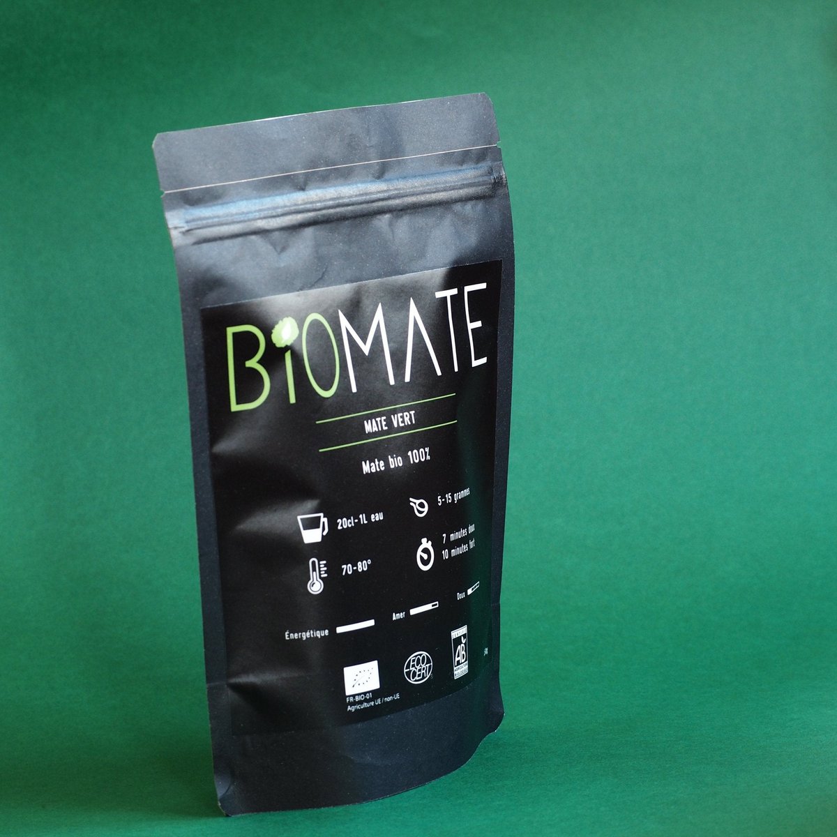 Organic Green Yerba Mate (Pouch 50g)