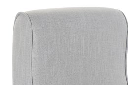 POLTRONA IN ABETE POLIESTERE 67X80X85 GRIGIO CHIARO MB188990