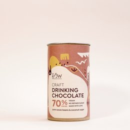 70% de chocolate para beber puro de origen único, frijoles de cacao a taza.