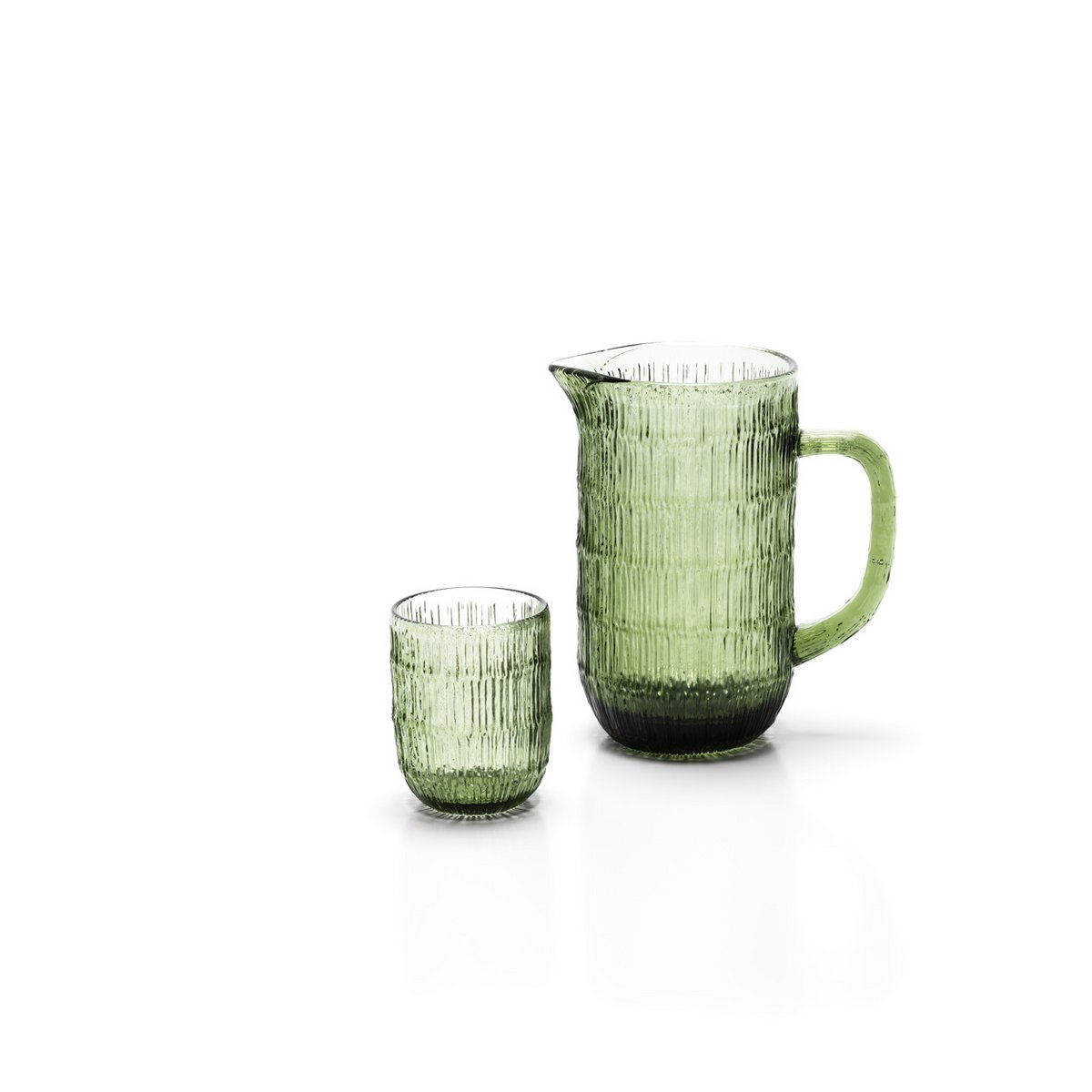 De Moss Ripple Waterkruik - Groen