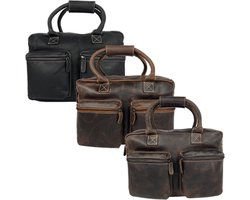 Stume a tracolla Cognac Cowboysbag Borsa per laptop da 13 pollici Buffaloer Borse Arrigo