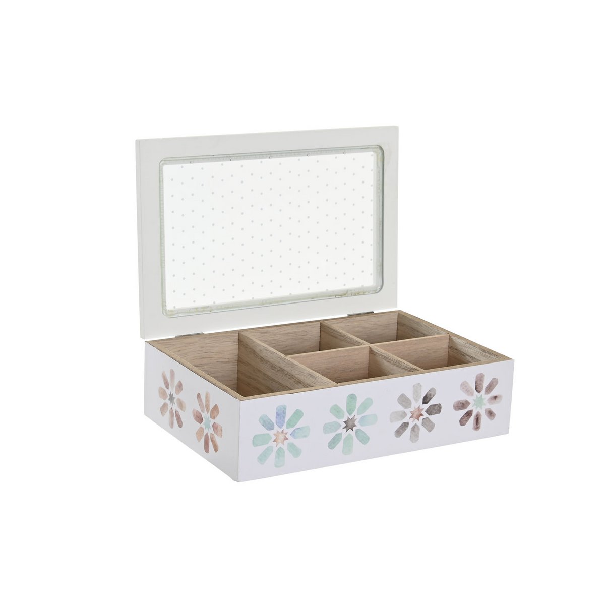 INFUSIONS BOX MDF GLASS 23X15X7 2 ASSORTMENTS. PC200271