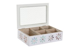 BOÎTE À INFUSIONS MDF VERRE 23X15X7 2 ASSORTIMENTS. PC200271