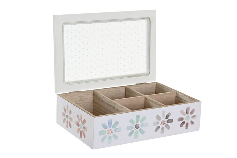 CAJA INFUSIONES MDF CRISTAL 23X15X7 2 SURT. PC200271