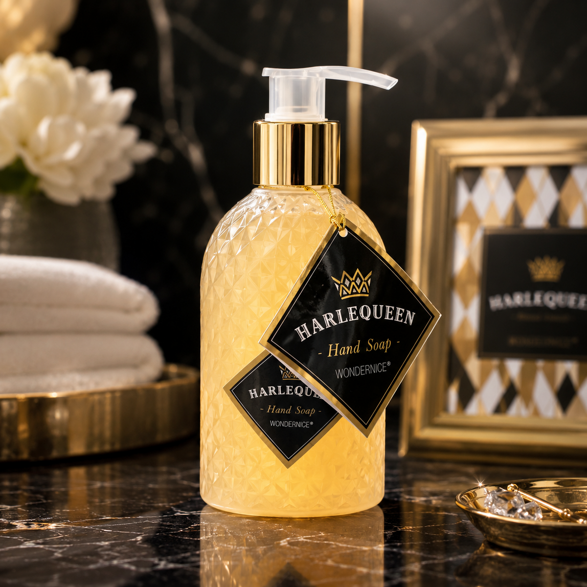 300ml Handseife im Spender "Harlequeen"