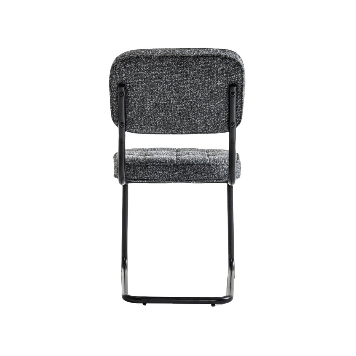 Dining room chairs set of 4 - Flexa Anthracite fabric
