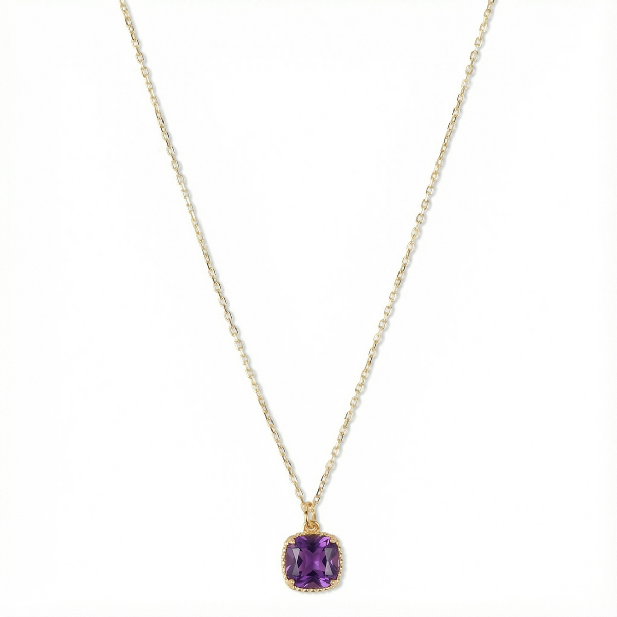 Collier Pierre de Naissance Février Améthyste